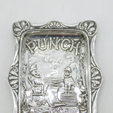 Victorian Sterling Silver 'Mr Punch' Pin or Ring Dish Antique 1894 Birmingham