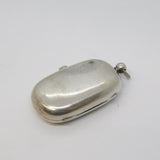 Edwardian Sterling Silver Double Sovereign Case Fob Antique 1908 Birmingham