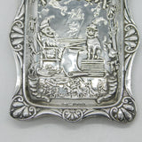 Victorian Sterling Silver 'Mr Punch' Pin or Ring Dish Antique 1894 Birmingham