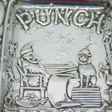 Victorian Sterling Silver 'Mr Punch' Pin or Ring Dish Antique 1894 Birmingham