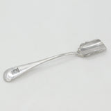 Victorian Silver Plated Stilton Scoop with Ox Heraldic Crest Antique c1890