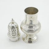 George II Sterling Silver Muffineer Sugar Caster Antique 1758 London S. Wood