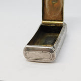 George III Sterling Silver Floral Snuff Box Antique 1807 Birmingham J. Willmore