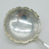 George III Sterling Silver Large Bowl Tea Caddy Spoon Antique 1815 London