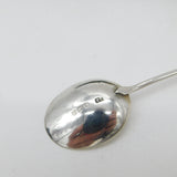 Boxed Set of Sterling Silver Scottish Thistle Terminal Spoons Antique 1928 Deco