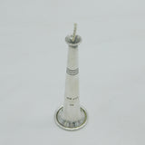 Edwardian Sterling Silver Hunting Horn Table Lighter Antique 1906 Birmingham
