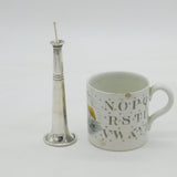 Edwardian Sterling Silver Hunting Horn Table Lighter Antique 1906 Birmingham