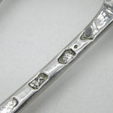 George I Pair of Sterling Silver Berry Pattern Dessert Spoons Antique 1722 London