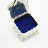 Kate Harris Art Nouveau Sterling Silver Jewellery Ring Box Antique London