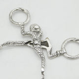 Edwardian Sterling Silver Novelty 'Harlequin' Sugar Nips Antique 1904 London