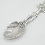 William IV Sterling Silver Monkey Harlequin Sugar or Caddy Spoon Antique 1835 London