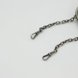 Arts & Crafts Sterling Silver Shield Form Cabochon Sewing Chatelaine Antique c1900