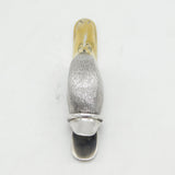 Cast Sterling Silver Novelty Duck Head Desk Paper Clip Vintage 1990 London William Comyns