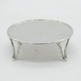 Victorian Sterling Silver Circular Table Stand Antique 1887 London