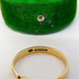 Scottish 9ct Gold & Moonstone Dress Ring by Sidney Beddall Vintage 1978 Edinburgh