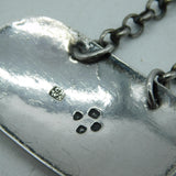 Victorian Sterling Silver Sherry Decanter Label Antique 1848 London