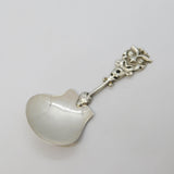 Victorian Sterling Silver Muse Mask Tea Caddy Spoon Antique 1892 Birmingham