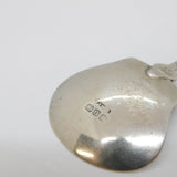 Victorian Sterling Silver Muse Mask Tea Caddy Spoon Antique 1892 Birmingham