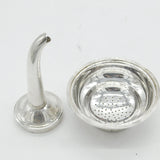 Contemporary Sterling Silver Wine Funnel & Strainer Vintage 1995 Sheffield