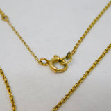 Victorian 15ct Yellow Gold, Aquamarine & Garnet Drop Necklace Antique c1890
