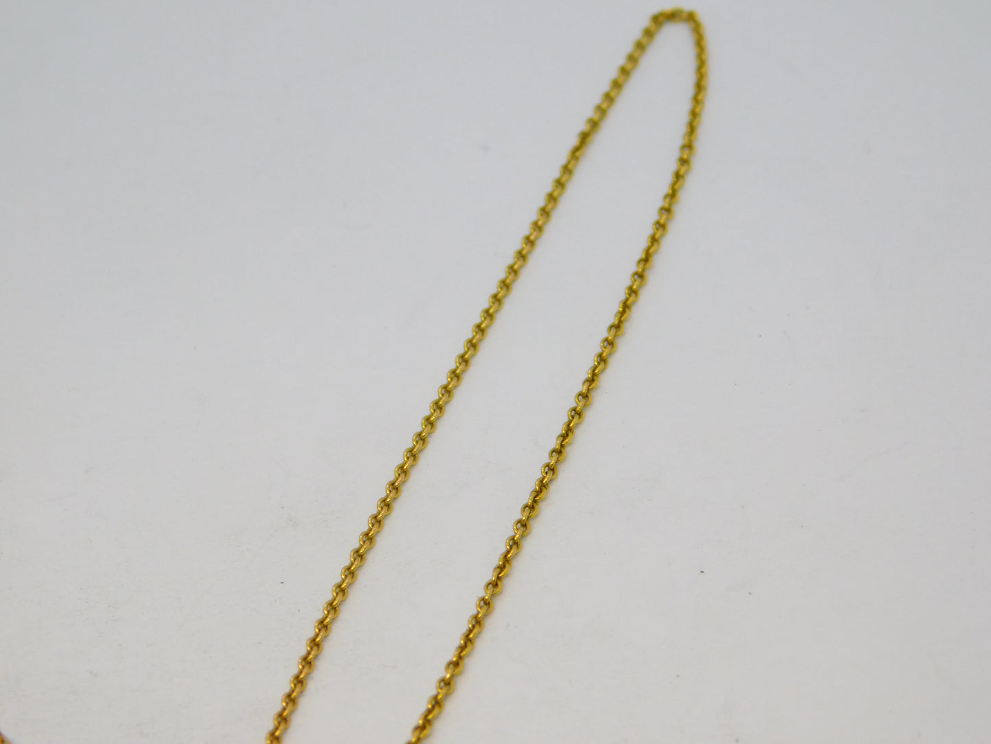 Victorian 15ct Yellow Gold, Aquamarine & Garnet Drop Necklace Antique c1890