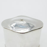 Edwardian Sterling Silver Minimal Tea Caddy Antique 1910 Birmingham C. Turner