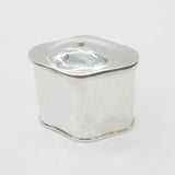 Edwardian Sterling Silver Minimal Tea Caddy Antique 1910 Birmingham C. Turner