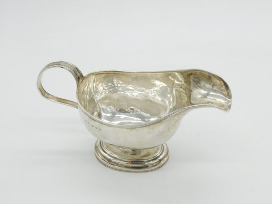 George III Sterling Silver Pedestal Cream Jug Antique 1816 Sheffield
