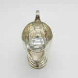 George III Sterling Silver Pedestal Cream Jug Antique 1816 Sheffield