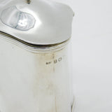Edwardian Sterling Silver Minimal Tea Caddy Antique 1910 Birmingham C. Turner