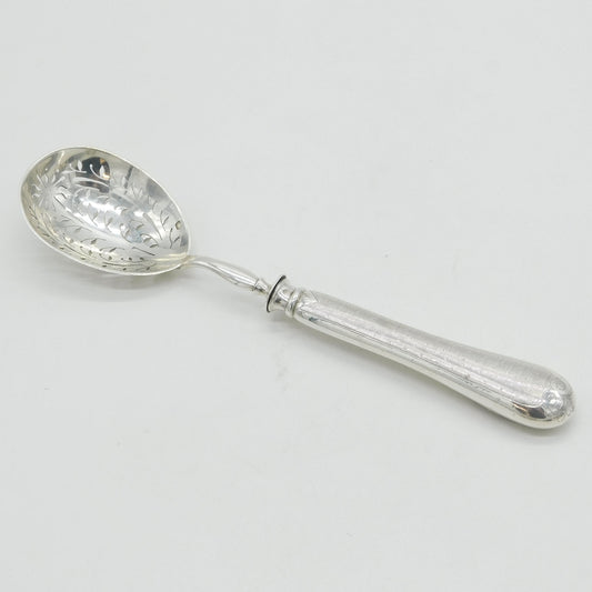19th Century French .950 Silver Sugar Sifter Spoon Antique c1880 Belle Epoque