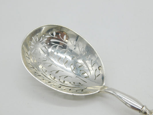 19th Century French .950 Silver Sugar Sifter Spoon Antique c1880 Belle Epoque