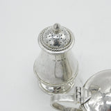 Guild of Handicraft Sterling Silver Three-Piece Cruet Set Vintage 1970 London