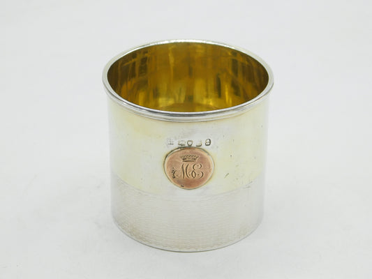 George IV Sterling Silver & Gold 'Countess Vane' Drinking Beaker Antique 1823 London