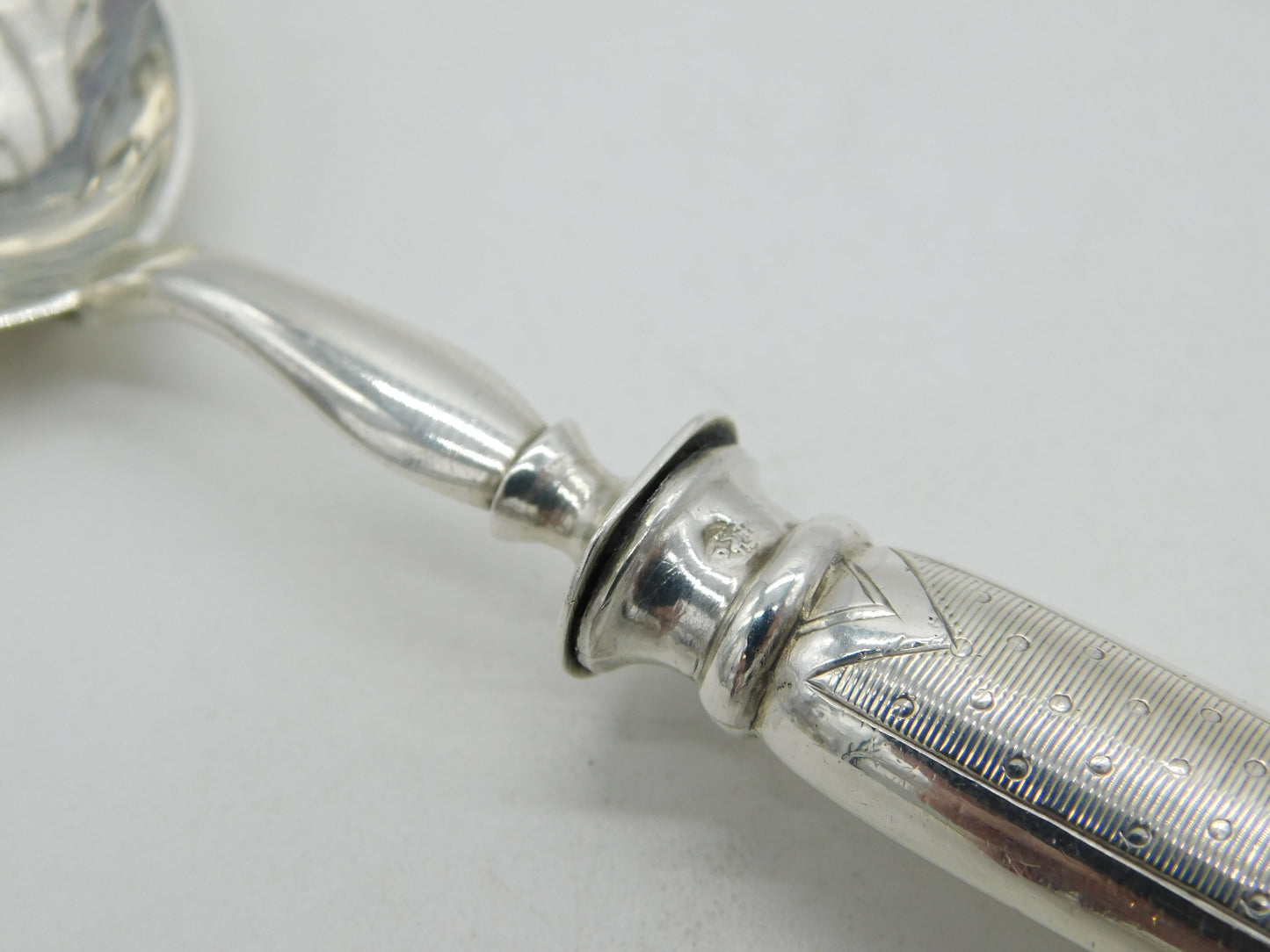 19th Century French .950 Silver Sugar Sifter Spoon Antique c1880 Belle Epoque