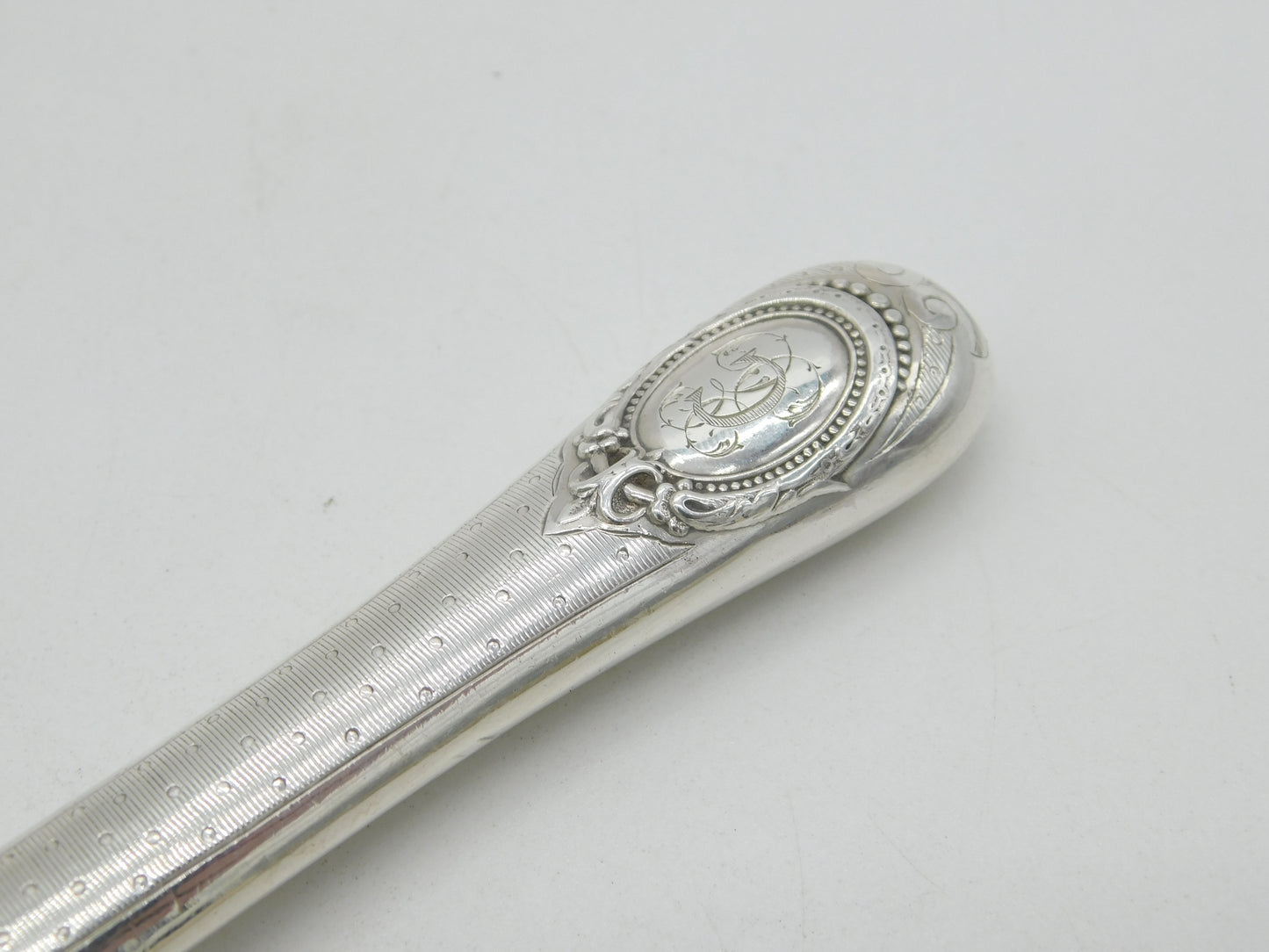 19th Century French .950 Silver Sugar Sifter Spoon Antique c1880 Belle Epoque