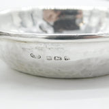 A.E Jones Arts & Crafts Pair of Sterling Silver Quaich Dishes Antique 1925 Birmingham