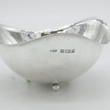 A.E Jones Arts & Crafts Sterling Silver Planished Treat Bowl Vintage 1960 Birmingham