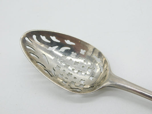 George II Sterling Silver Mote Spoon Antique c1740 London George Greenhill Jones