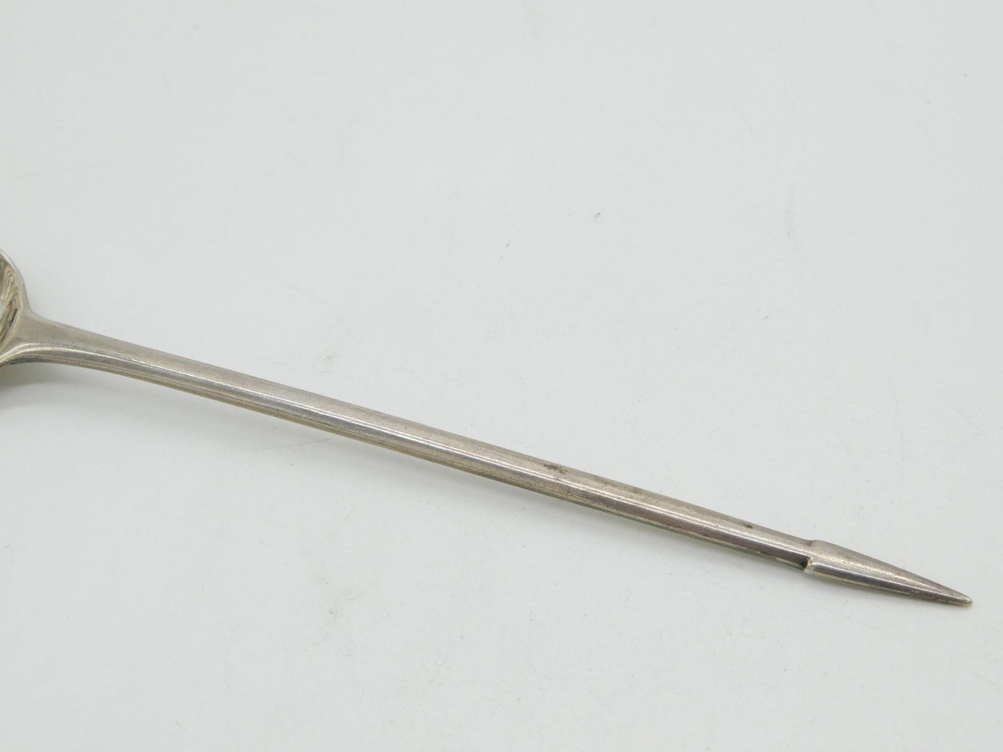 George II Sterling Silver Mote Spoon Antique c1740 London George Greenhill Jones