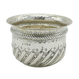 Victorian Sterling Silver William III 1697 Coin Set Bowl Antique 1892 London