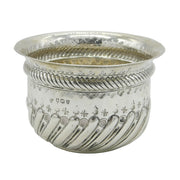 Victorian Sterling Silver William III 1697 Coin Set Bowl Antique 1892 London