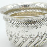 Victorian Sterling Silver William III 1697 Coin Set Bowl Antique 1892 London