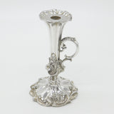 Victorian Sterling Silver Chamberstick 'Go-To-Bed' Antique 1850 Sheffield