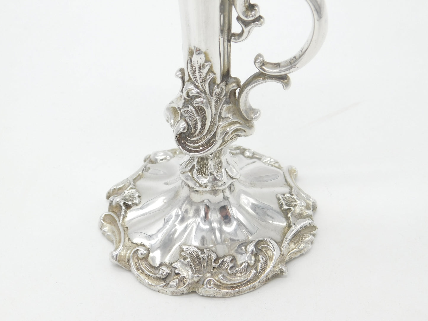 Victorian Sterling Silver Chamberstick 'Go-To-Bed' Antique 1850 Sheffield