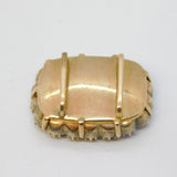 George III 9ct Gold Mounted Black Dot Paste Bracelet Pendant Antique c1760s