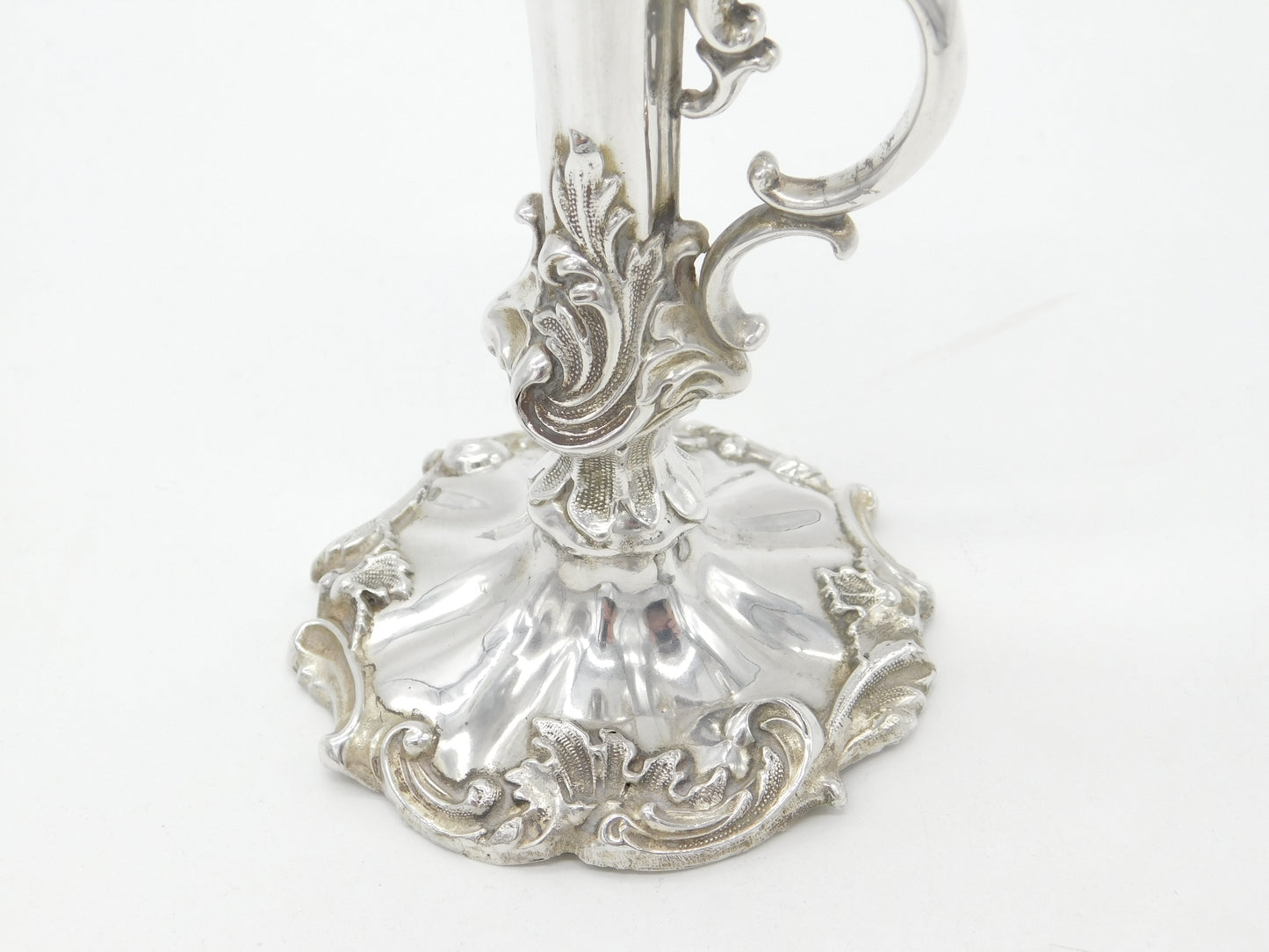 Victorian Sterling Silver Chamberstick 'Go-To-Bed' Antique 1850 Sheffield