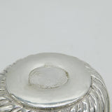 Victorian Sterling Silver William III 1697 Coin Set Bowl Antique 1892 London