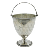 George III Sterling Silver Swing-Handle Sugar Basket Antique 1783 London