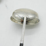 Victorian Pair of Small Sterling Silver Toddy Ladles Antique 1884 London